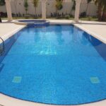 Glass Mosaic Iris Swimming Pool Qatar